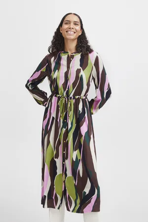 B YOUNG Robe longue femme Hisia