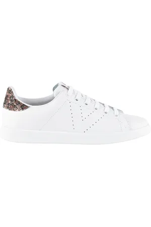 victoria Baskets en cuir et paillettes femme