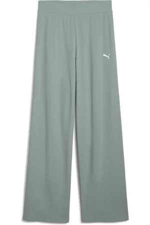 PUMA Pantalon côtelé taille haute femme ESS Elevated