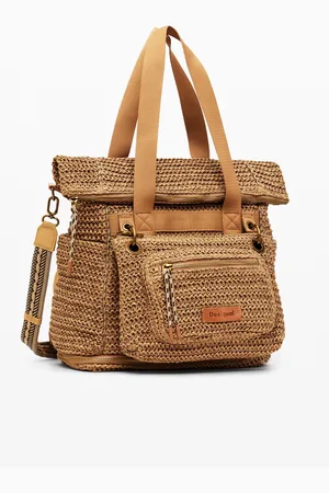 Desigual Sac à dos raffia femme Voyager