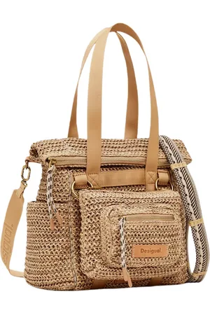 Desigual Sac à main raffia femme Raffia Voyager Mini