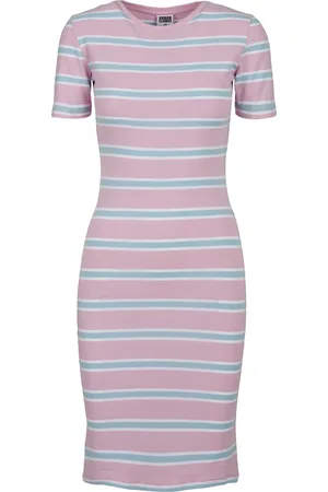 Urban classics Robe femme stretch stripe