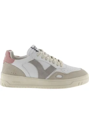 victoria Baskets effet cuir et cuir fendu Seul