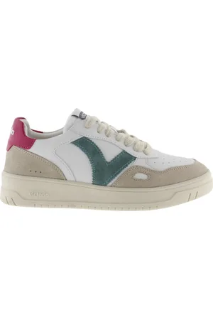 victoria Baskets effet cuir et cuir fendu Seul