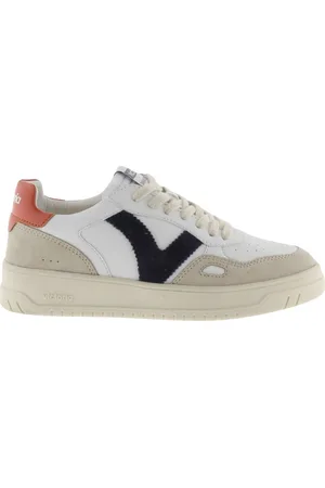 victoria Baskets effet cuir et cuir fendu Seul