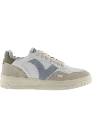 victoria Baskets effet cuir et cuir fendu Seul
