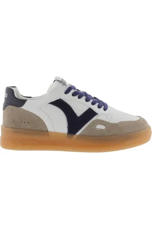 victoria Baskets effet cuir et daim Seul