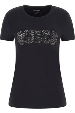 Guess T-shirt col rond en dentelle femme