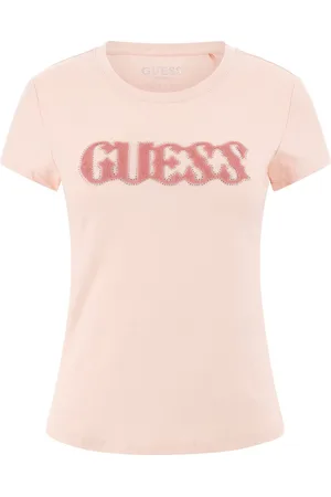 Guess T-shirt logo en cheveux de poney femme R5