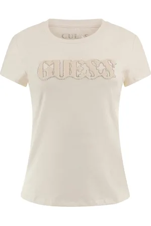 Guess T-shirt logo en cheveux de poney femme R5