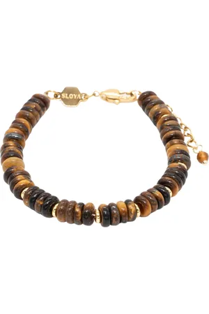 Sloya Bracelet en pierres Oeil de Tigre femme Blima