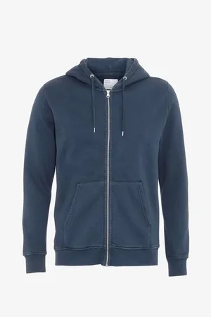 Colorful Standard Veste à capuche Petrol Blue