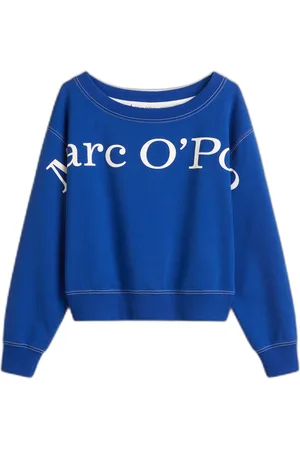 Marc O’ Polo Sweatshirt crop col bateau femme