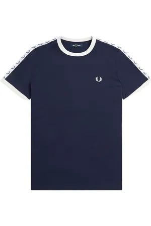 Fred Perry T-shirt à bordures contrastantes avec bande