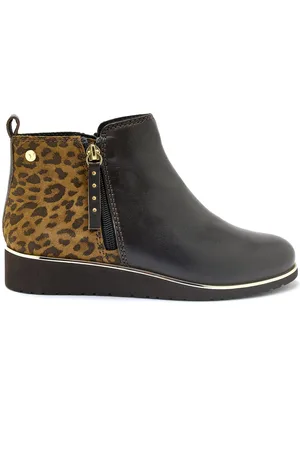 Pediconfort Bottines double glissière femme