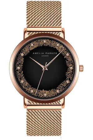 Amelia Parker Montre femme Coral Mesh