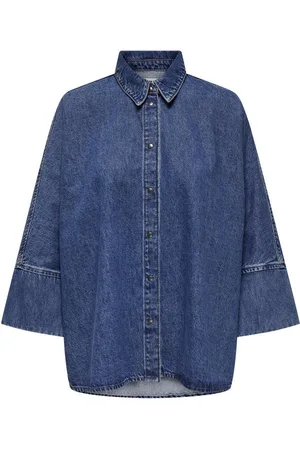 ONLY Chemise en jean 3/4 femme Grace