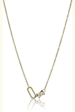 Marc Lauder Collier acier inoxydable femme Bomarzo