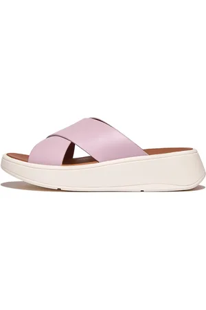 FitFlop Sandales cuir femme F-Mode Flatform