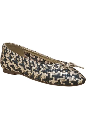 Pediconfort Ballerines en cuir tressées femme