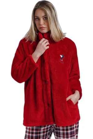 Peanuts Peignoir chaud manches longues femme Cute Snoopy