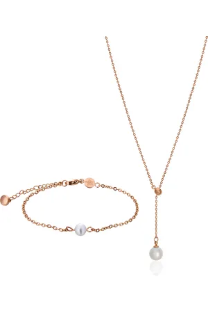 Amelia Parker Ensemble collier et bracelet femme Raindrop