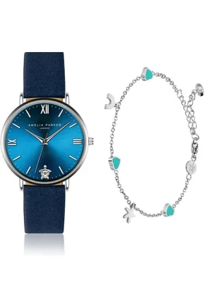 Amelia Parker Montre femme Blue Lagoon