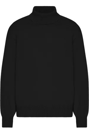 Colorful Standard Pull Col roulé Deep Black