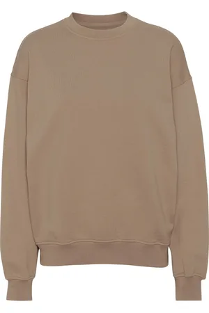 Colorful Standard Sweatshirt col rond Organic oversized desert khaki