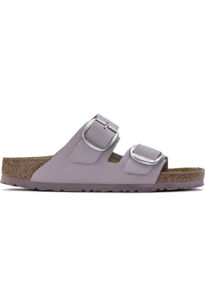 Birkenstock Mules femme Arizona Big Buckle Nubuck Leather