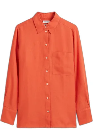 Marc O’ Polo Chemisier manches longues col bénitier femme