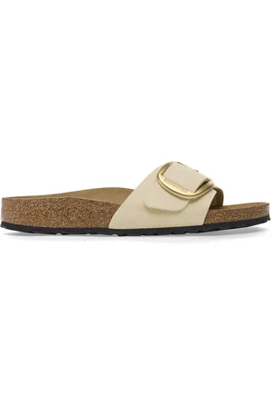 Birkenstock Mules femme Madrid Big Buckle Nubuck Leather