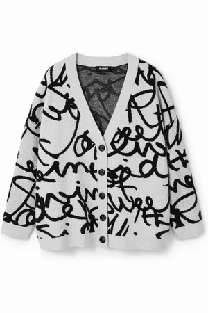 Desigual Cardigan oversize messages femme