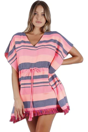 Admas Caftan rayée femme