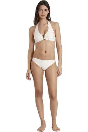 Admas Maillot de bain 2 pièces dos nu femme Waves
