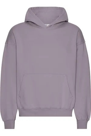 Colorful Standard Sweatshirt à capuche oversize Organic Purple Haze