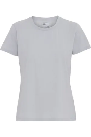 Colorful Standard T-shirt femme Light Organic limestone grey