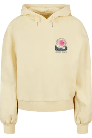 Merchcode Sweatshirt à capuche oversize femme Sunset Charm