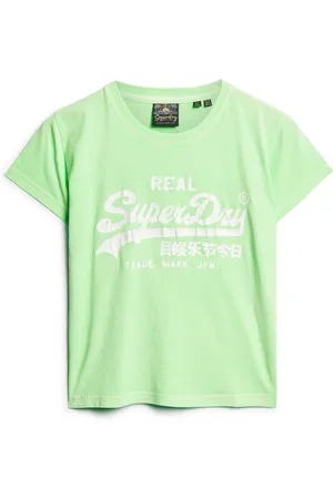 Superdry T-shirt ajusté à motif fluo femme