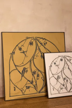 MAISON 123 Foulard en soie arborescence