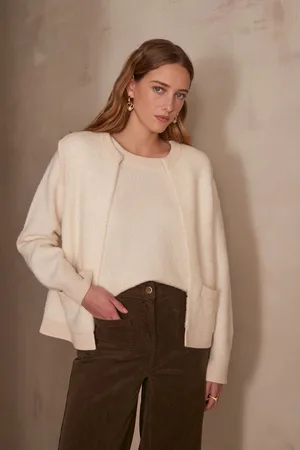MAISON 123 Gilet sans manches clarence