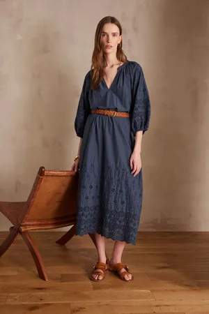 MAISON 123 Robe longue lune en coton