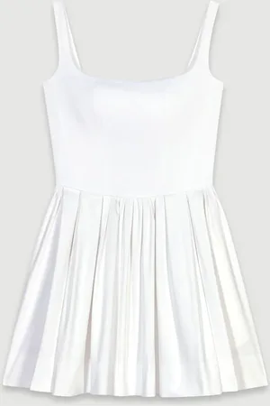 Maje Robe Courte En Coton