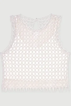 Maje Top En Perles