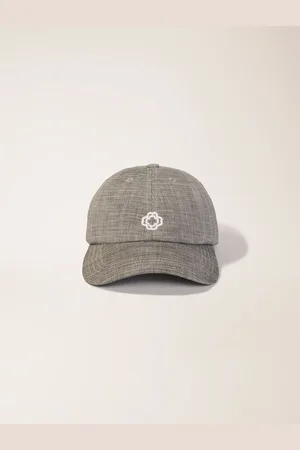 Maje Casquette En Coton Imprimé