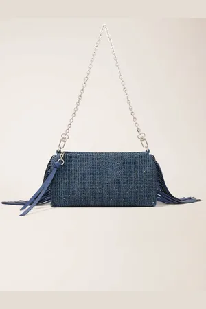 Maje Pochette Miss M Pouch En Denim