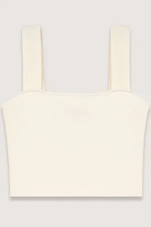 Maje Crop Top En Maille