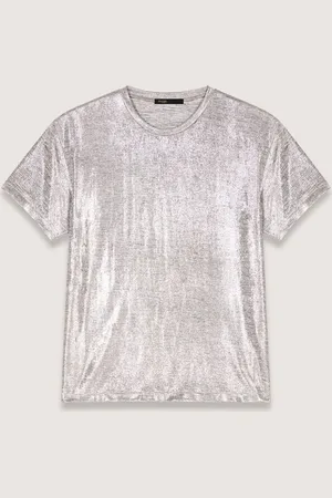 Maje Tee-shirt Lamé