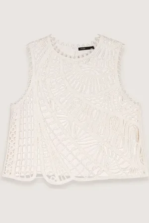 Maje Top En Crochet