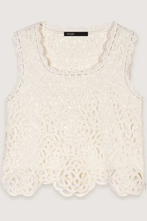 Maje Top En Crochet